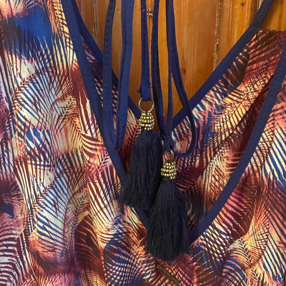 Edgy Mini Dress SOFIA by ViX Fits Size S/M - Picture 9 of 9